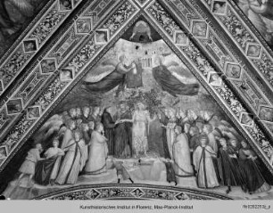 Vierungsgewölbe : Allegorie der Armut