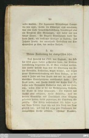 §. 38. Weitere Ausbreitung der evangelischen Lehre.
