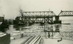 Weichselbrücke Graudenz, Deutschland, 1914-1915