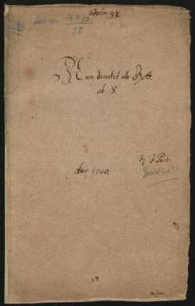 Nun danket alle Gott; V (8), b.fig; G-Dur; P 381/3