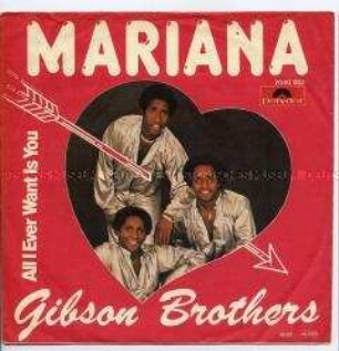 Schallplatte der Band Gibson Brothers, Plattenhülle