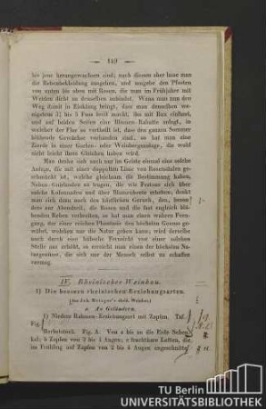 IV. Rheinischer Weinbau.