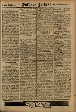 Zweite Ausgabe vom Freitag, den 22. November 1918.