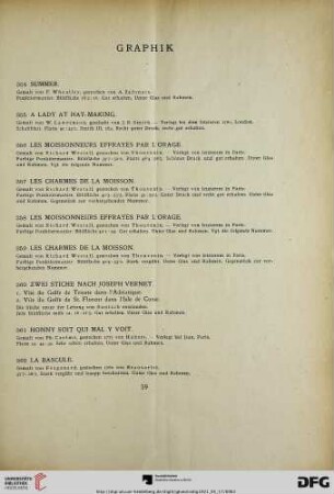 Graphik (Nr. 354-383)