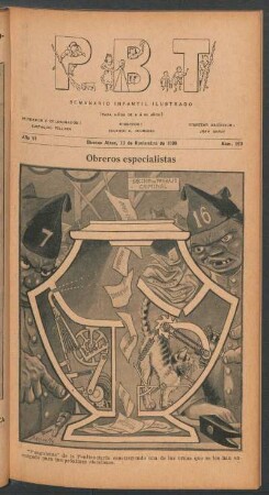 Obreros epsecialistas - [Caricatura]