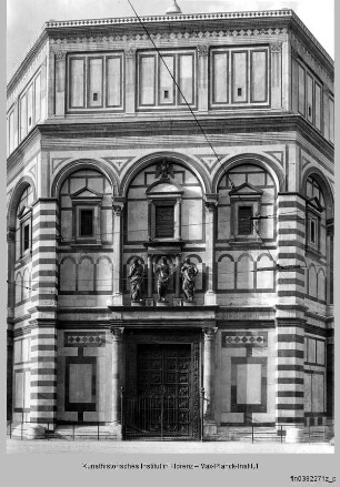 San Giovanni, Baptisterium, Nordfassade, Florenz