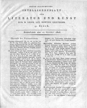 1806-10-11 : 47. Stück