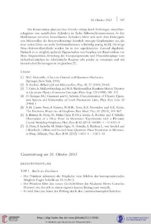 Gesamtsitzung am 26. Oktober 2013