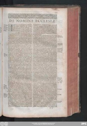 De Nomine Ecclesiae.