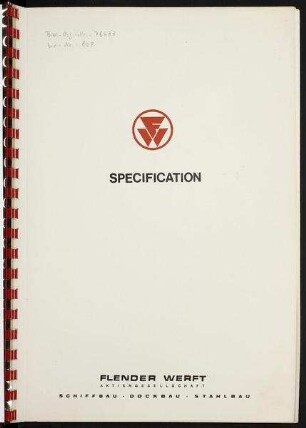 Specification for a Ro/Ro Car Carrier. Newbuilding 655/656