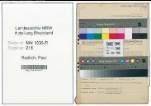 Entnazifizierung Paul Redlich , geb. 12.09.1910 (Angestellter)