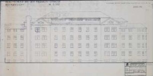 Realschule an der Franklinstraße, Rückansicht