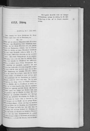 CCXV. Sitzung.