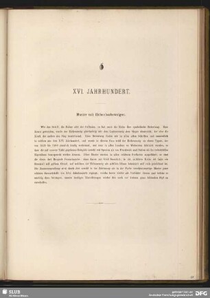 XVI. Jahrhundert