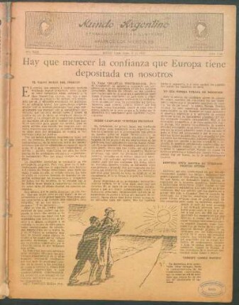 Lo que espera Europa de nosotros