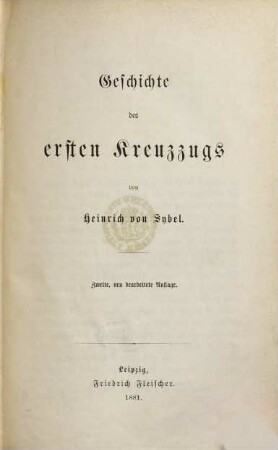Geschichte des ersten Kreuzzugs