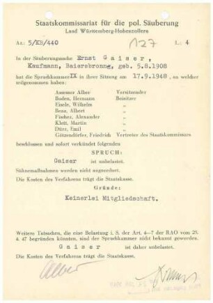 Gaiser, Ernst