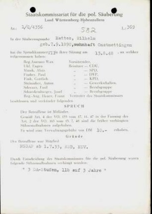 Mattes, Wilhelm