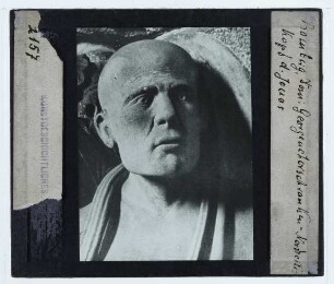 Bamberg, Dom,Bamberg, Dom, Ostchor (Georgenchor) : nördliche Seite, Kopf des Jonas