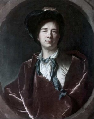 Porträt des Philosophen Bernard le Bouyer Fontenelle de (1657-1757)