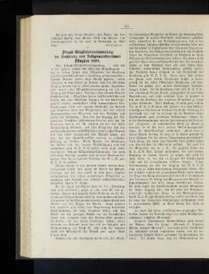 Pfingst-Mitgliederversammlung der Konferenz von Religionslehrerinnen Pfingsten 1909.