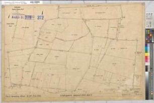 Hilbeck (Werl), Umlegung Hilbeck, Bl.3 Zuteilungskarte Hilbeck Flur 3