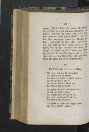 72. Das Birnli will nit fallen