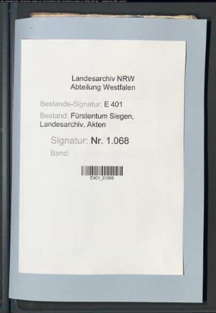 Testamentarische und andere Verfügungen der Junker von Selbach