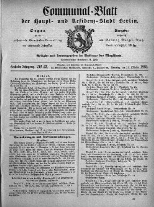 1865,42: No. 42, 15. Oktober 1865
