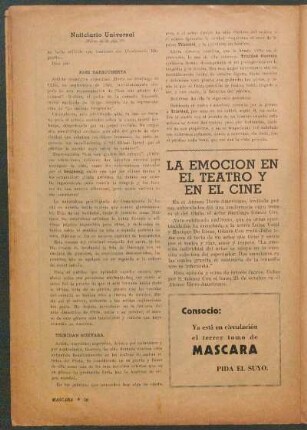 La emoción en el teatro y en el cine