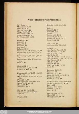 VIII. Stichwortverzeichnis