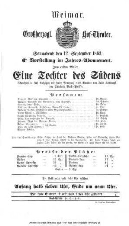 Eine Tochter des Südens