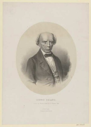Bildnis des Ludwig Uhland