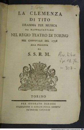 La clemenza di Tito