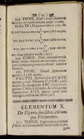 Elementum X. De Figuris similibus, eárumque Perimetris.