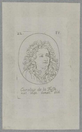 Bildnis des Carolus de la Fosse