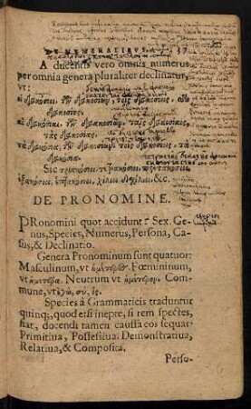 De Pronomine.