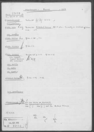 Buoch mit Reichenbach (Berglen): Pfarrbericht 1954