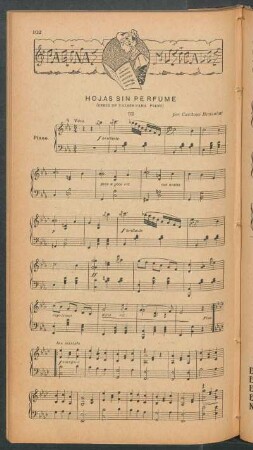 Hojas sin perfume III - (Serie de valses para piano) : Páginas musicales