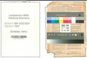 Entnazifizierung Heinz Schatzke , geb. 29.12.1905 (Bankangestellter)