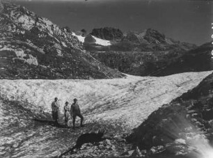 Schneefeld am Nebelhorn (Allgäuer-Alpen-Reise Müller 1926)