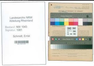 Entnazifizierung Ernst Schmidt , geb. 04.04.1892 (Lehrer)