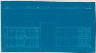 Thiersch, Friedrich von; Glonn (Obb.); Schloss Zinneberg - Altes Schloss - Wandvertäfelung (Ansicht, Schnitt)