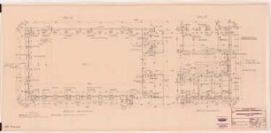 I.G.-Farben, Frankfurt/Main Verwaltungsgebäude: Querflügel 4: Grundriss Erdgeschoss 1:50