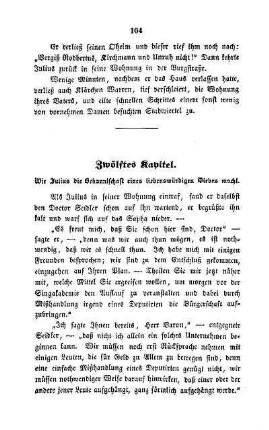 Zwölftes Kapitel. Wie Julius die Bekanntschaft eines liebenswürdigen Diebes macht