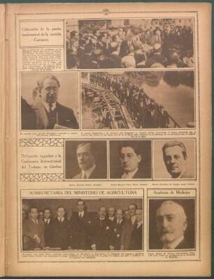 Delegación argentina a la Conferencia Internacional del Trabajo, en Ginebra