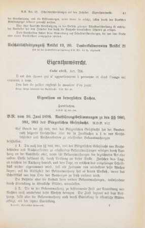 [III. Sachenrecht] Eigenthumsrecht