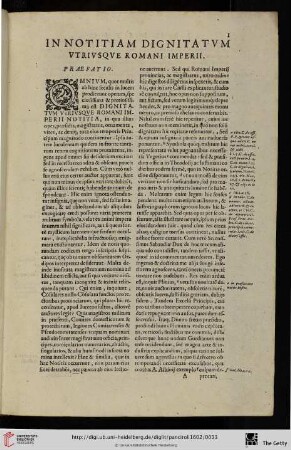 In Notitiam Dignitatum utriusque Romani Imperii