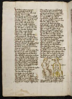 Der Reiche mit dem Reichtum auf dem Schoß, die thronende Gier; (Buch 3).