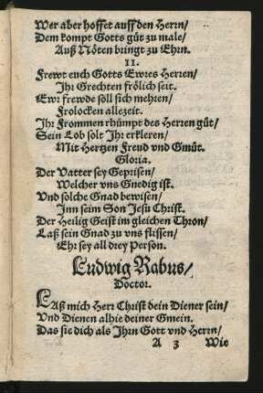Ludwig Rabus/ Doctor.